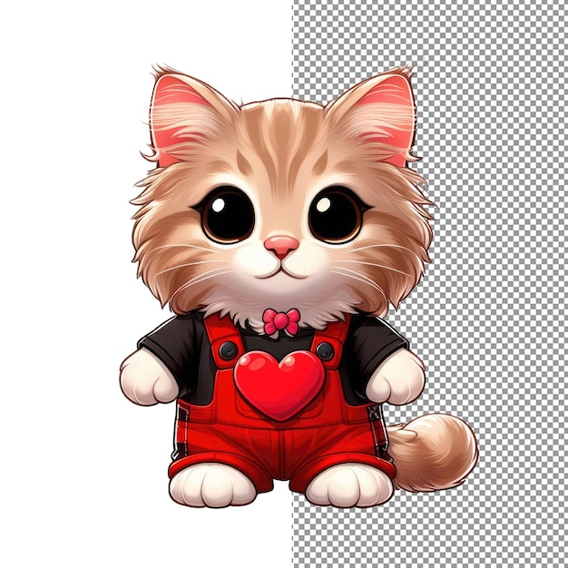 PSD valentine's velvet romantic cat charm aufkleber für katzen
