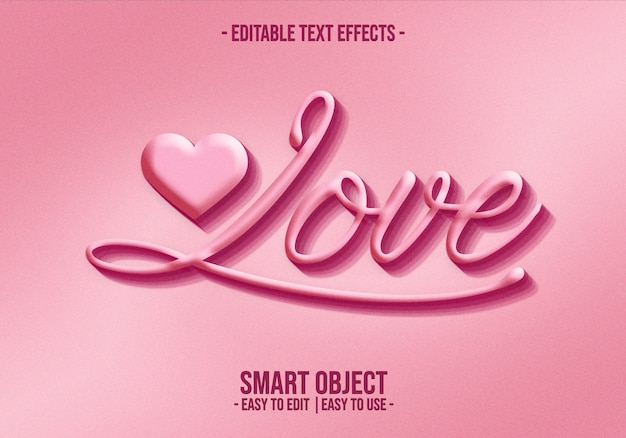 Valentine-text-style-effekt