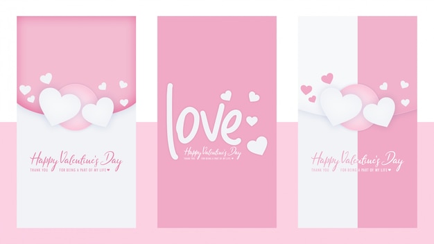 Valentines Day Instagram Stories Set Template