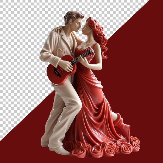 PSD valentinstag-dekoration png-illustration