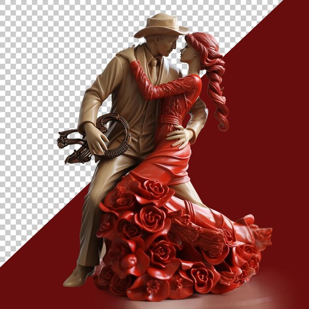 PSD valentinstag-dekoration png-illustration