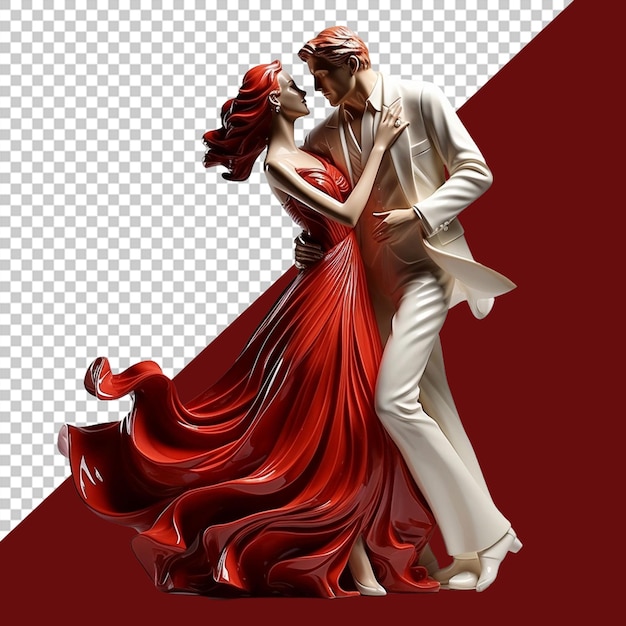 PSD valentinstag-dekoration png-illustration