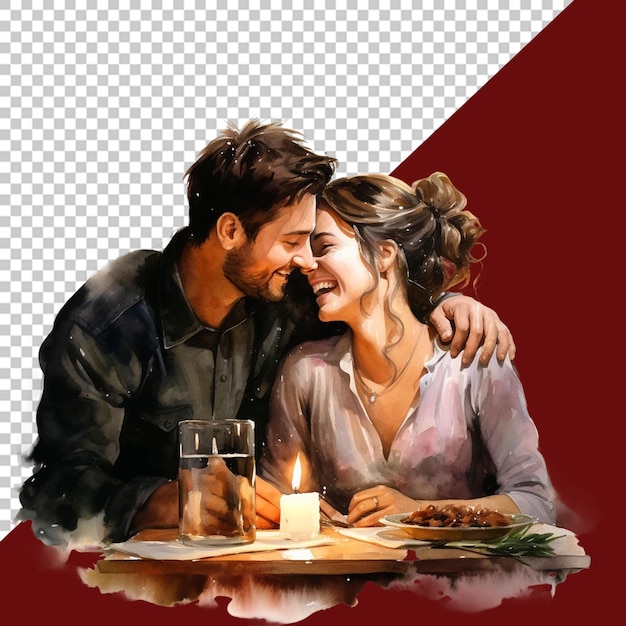 PSD valentinstag-feier png-illustration