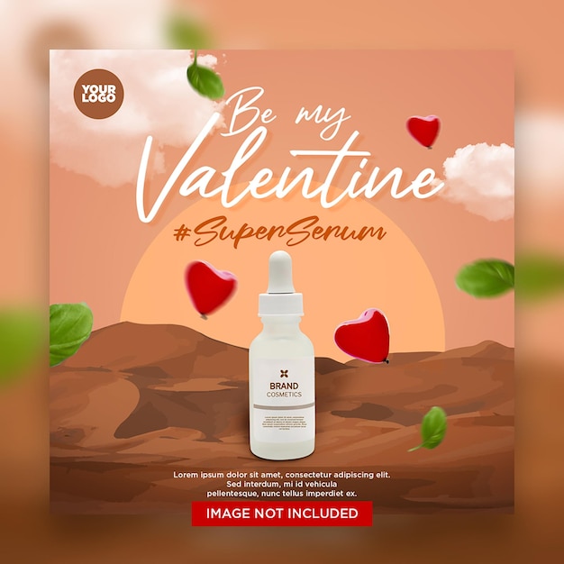 Valentinstag-kosmetik-serum-banner