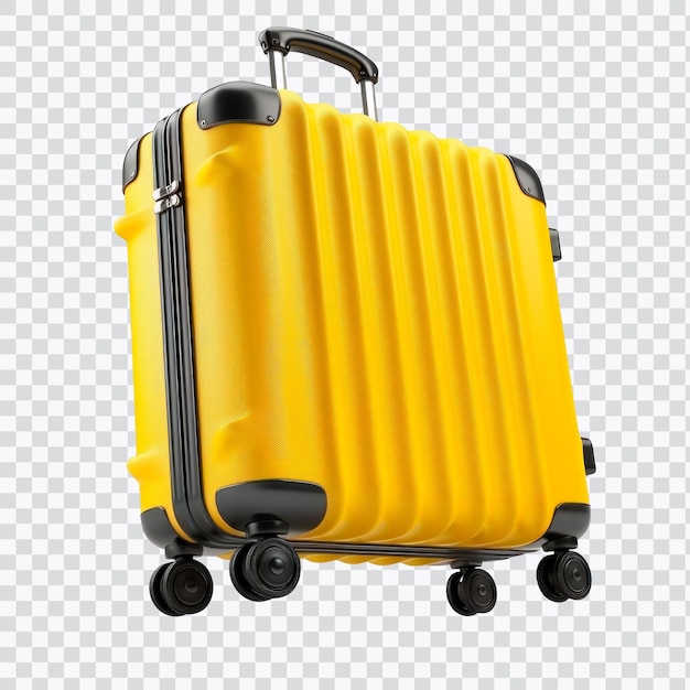 Valigetta gialla brillante con un design durevole e ruote perfetta per gli appassionati di viaggi e le vacanze moderne