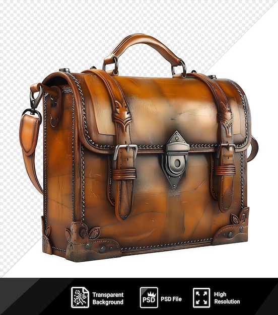 Une Valise En Cuir Brun Vintage étonnante Png Images Psd Png