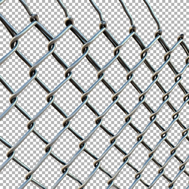PSD valla de enlace de cadena png en fondo transparente generado por ai