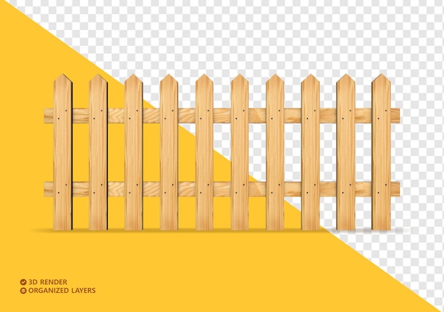 valla de madera clara