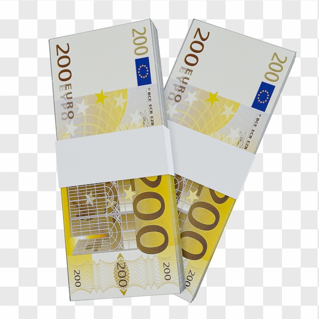Valuta dell'Unione Europea Euro 100: Pila di banconote europee in euro