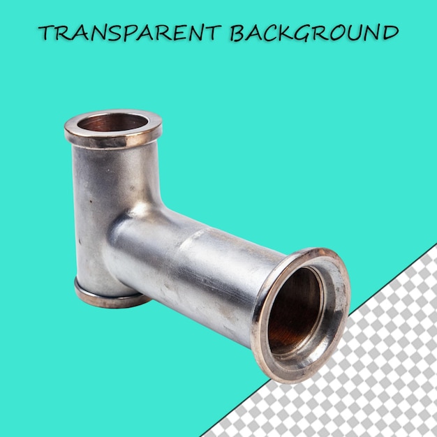 Válvula isolada e chave para tubos de água fundo transparente