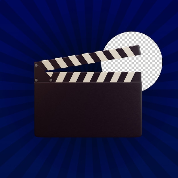 PSD vamos al conjunto de iconos 3d del cine