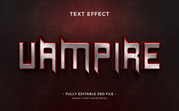 Vampir-Texteffekt