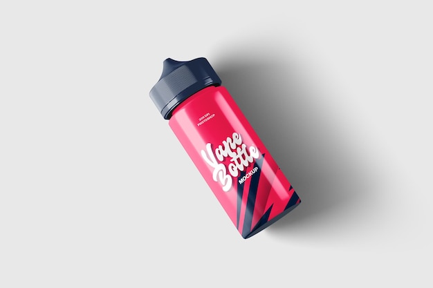 Vape liquid bottle mockup