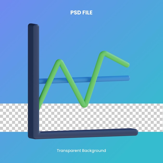 PSD variabilité rendu 3d icône illustration fichier psd fond transparent analytique