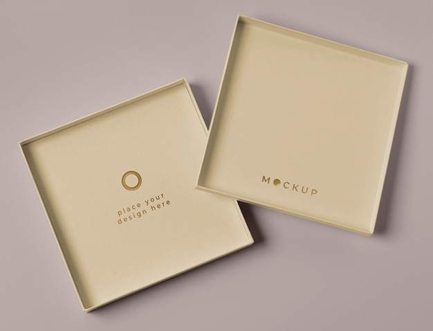 Variedade de mock-up de embalagem premium