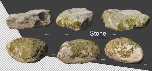 varios tipos de piedras