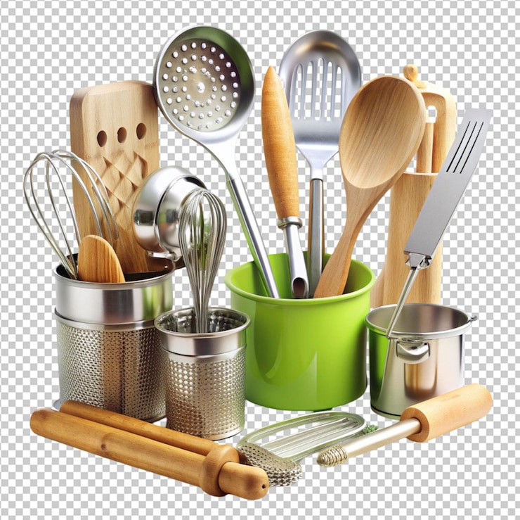 PSD varios utensilios de cocina