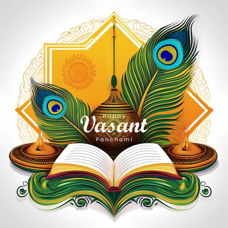 PSD vasant panchami es una plantilla de diseño de banner psd