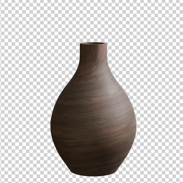 Vase en bois élégant pour la décoration de la maison