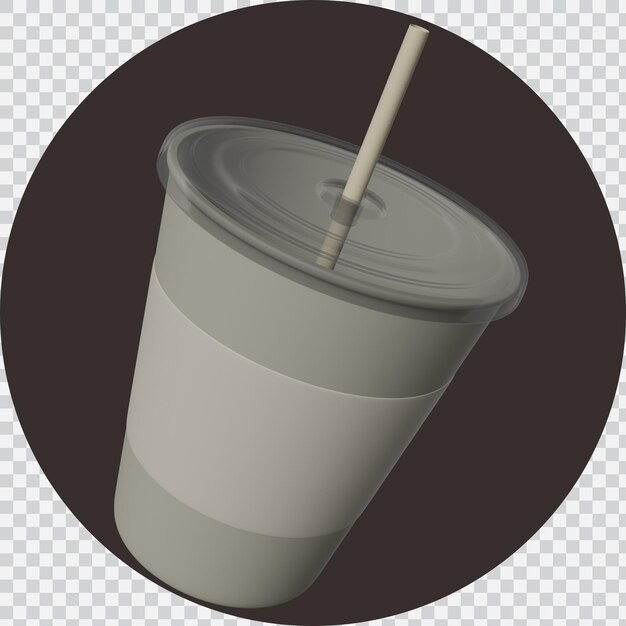 Vaso de bebida desechable modelo 3d