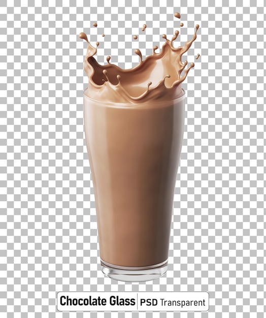 PSD vaso de chocolate