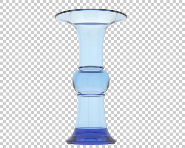 Vaso de decoração na ilustração de renderização 3d de fundo transparente