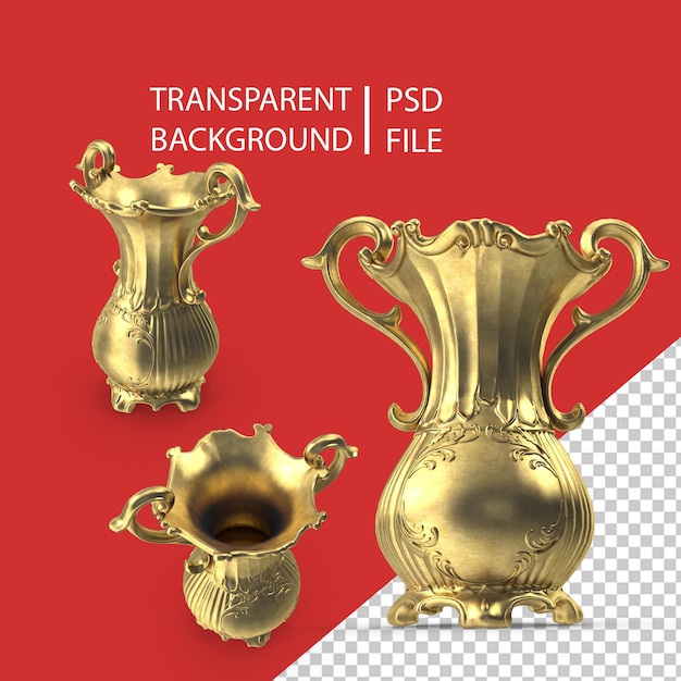 Vaso De Ouro PNG