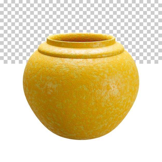 PSD vaso de renderização em 3d moderno