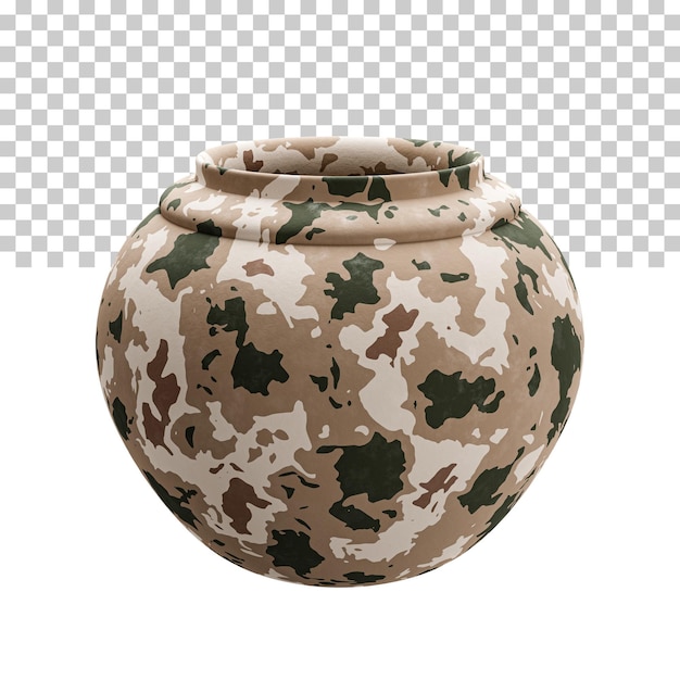 PSD vaso de renderização em 3d moderno