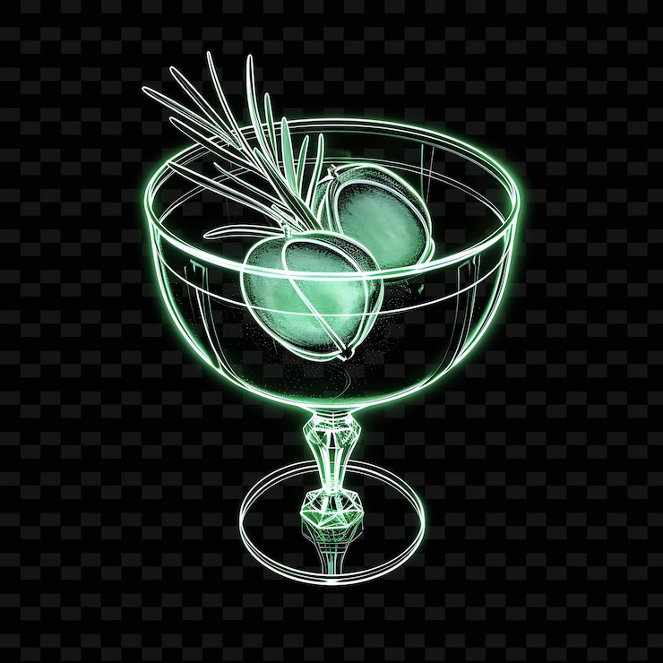 PSD un vaso de manzanas con manzanas verdes en él