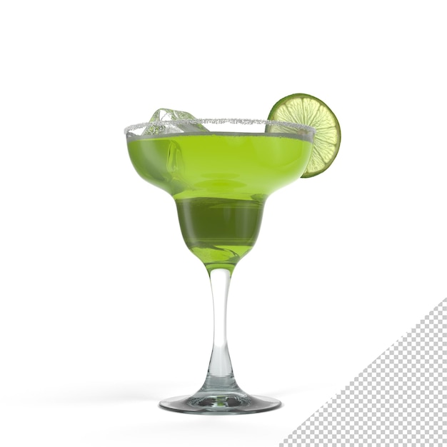 PSD vaso margarita png