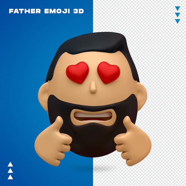 Vater emoji 3d design