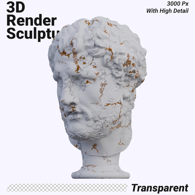 Vatikan Apoxyomenos Statue 3D rendert isoliert perfekt für Ihr Design
