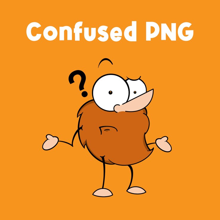 PSD vecteur d'adjectif confus png