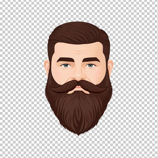 Vector de la barba del hombre