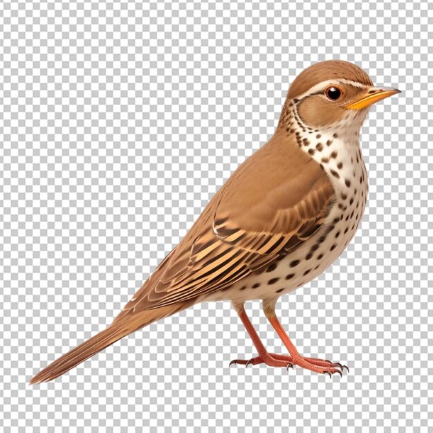 PSD vector de aves de tordo