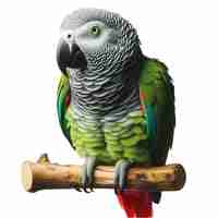 PSD vector de papagaio amazônico