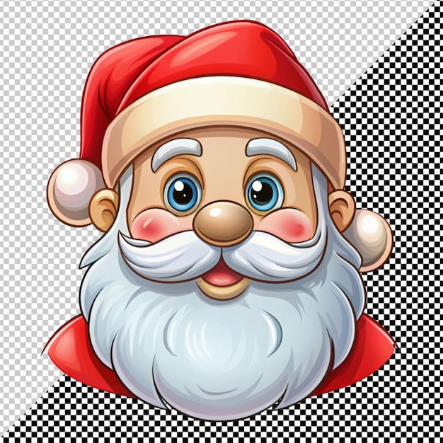 PSD vector de papai noel em fundo transparente