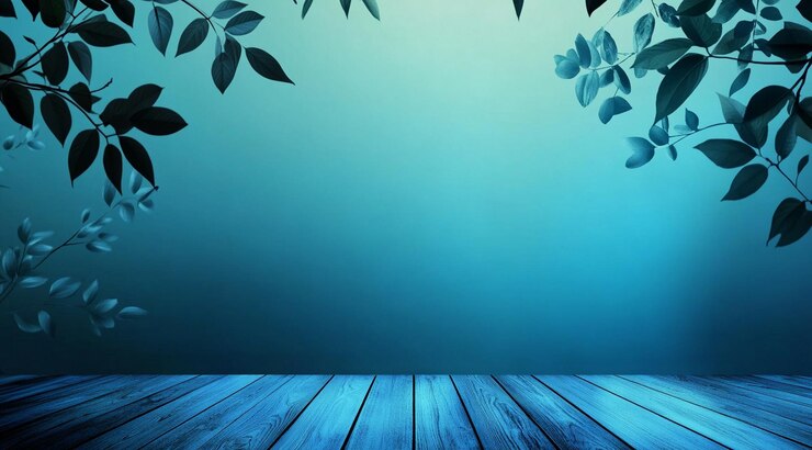 PSD vector de fondo de la pared con un color de gradiente suelo de madera en la parte inferior color de degradado de oscuro
