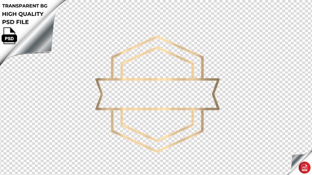 PSD vector icon brillante oro color texturado psd transparente