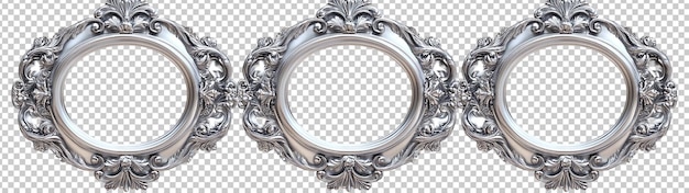 Vector illustration of antique engraving frame monochrome style