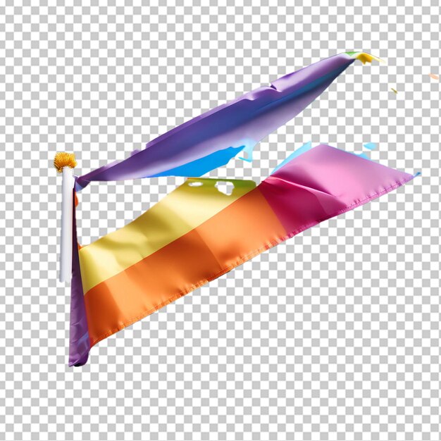 PSD vector livre amor é amor bandeira do dia do orgulho com luz borrada