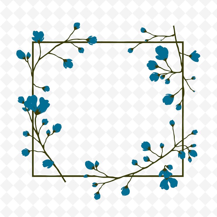 PSD vector de marco con delicadas hojas de mimosa secas y ramitas diseño de decoración de acción de gracias inspirado en png
