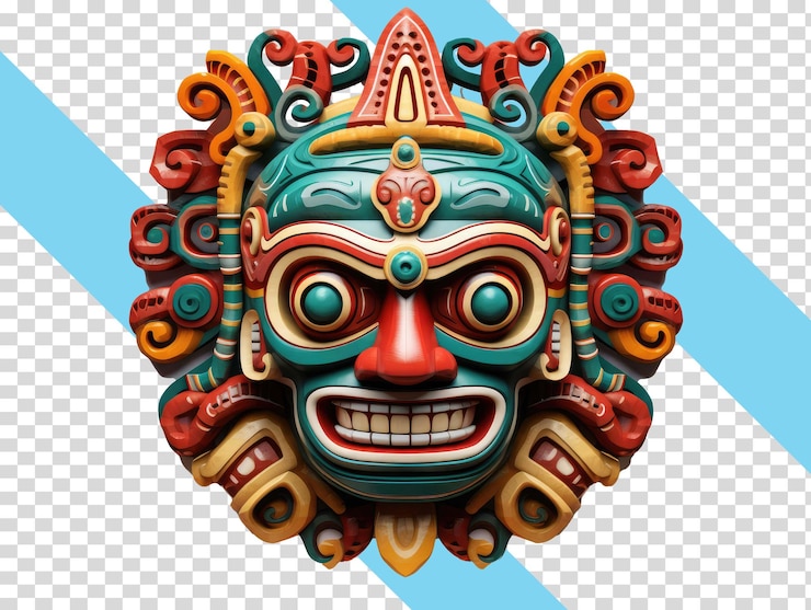 PSD vector de máscara de barong en el fondo transaprent