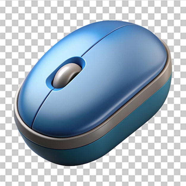 Vector de ratón de computadora 3D aislado en fondo blanco Vector de moda y moderno en estilo 3D