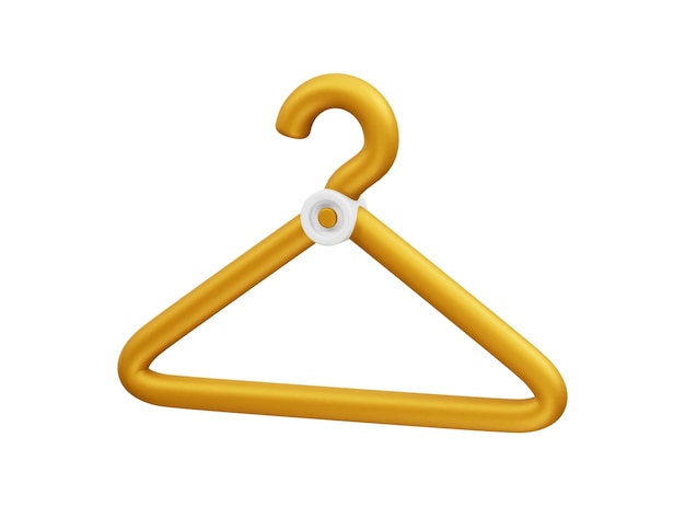 Vector de rendu de l'icône d'illustration 3D du porte-vêtements