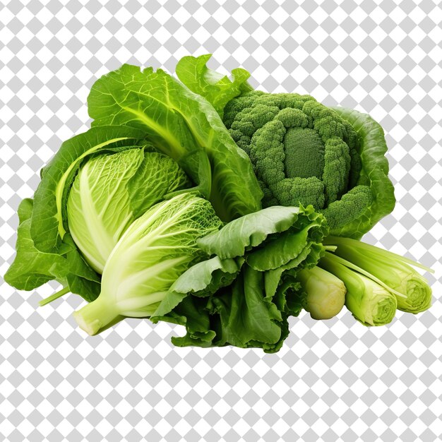 PSD vegetable aislado en fondo transparente formato de archivo png