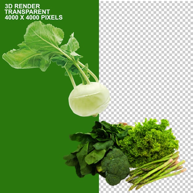 Vegetales alimenticios de la especie Bok Choy