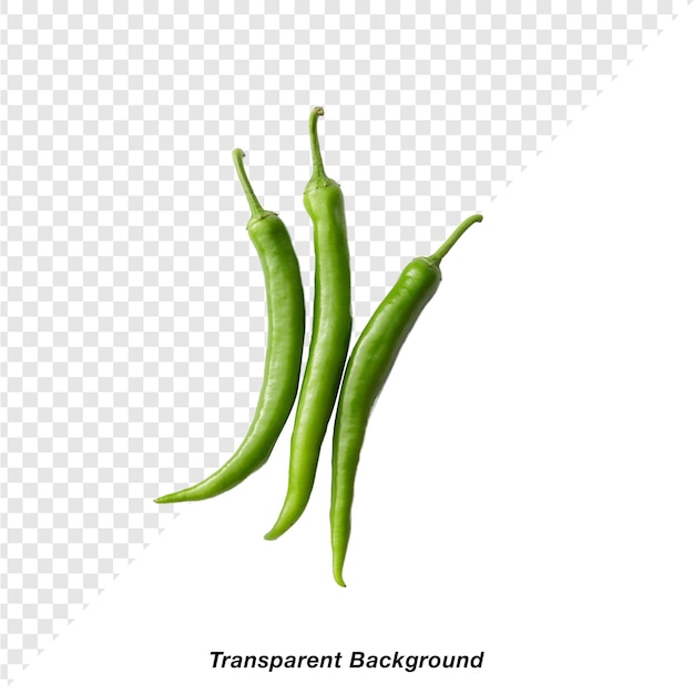 Vegetales con fondo transparente