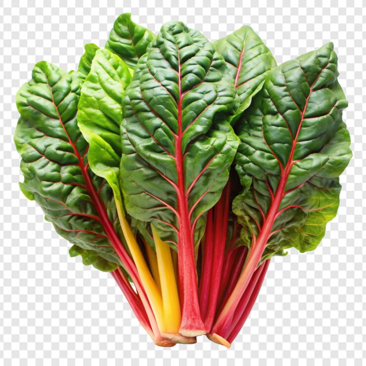PSD vegetales frescos aislados sobre un fondo transparente